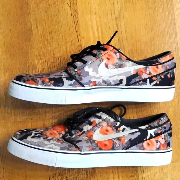 Nike Zoom SB Stefan Janoski Digi Orange Floral‎ 2013 Shoes Size 11.5