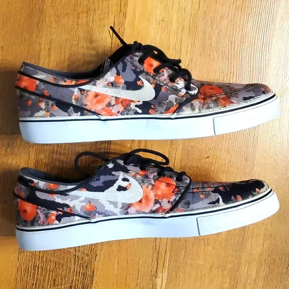 Nike Zoom SB Stefan Janoski Digi Orange Floral‎ 2013 Shoes Size 11.5