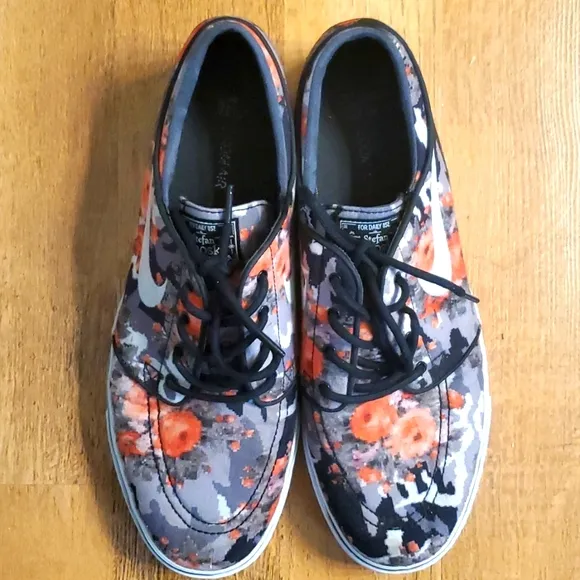 Nike Zoom SB Stefan Janoski Digi Orange Floral‎ 2013 Shoes Size 11.5