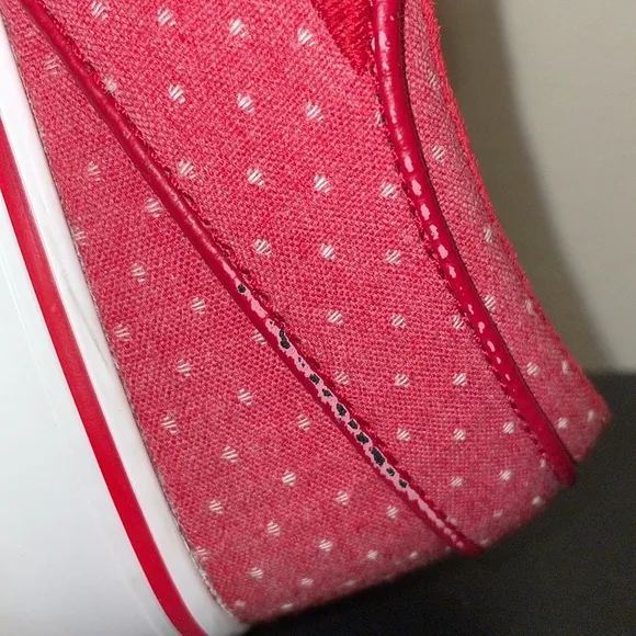 Nike Zoom Stefan Janoski Canvas Red Polka Dot Shoes Size 10.  2014