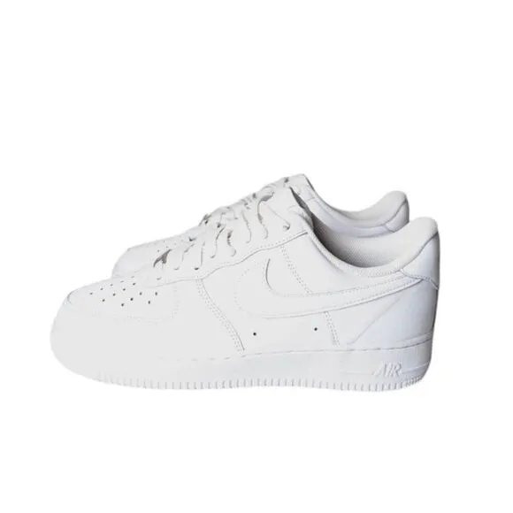 NIKE Air Force 1 Low &quot;White' Sneakers Size 8
