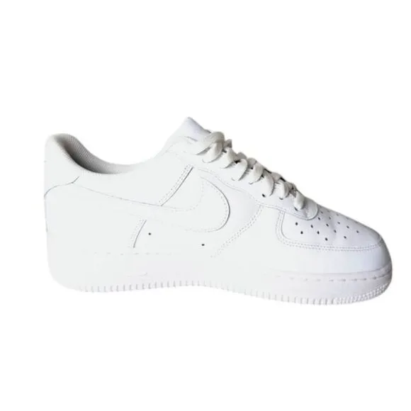 NIKE Air Force 1 Low &quot;White' Sneakers Size 8