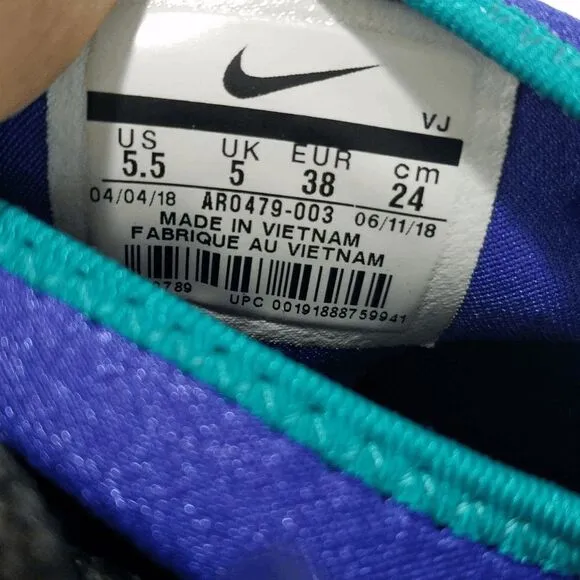 Nike Air Revaderchi Blue/Jade/Spruce 2018 Size 5.5