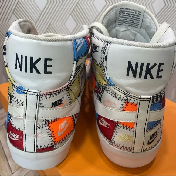 Nike Blazer Multi-Color Mid shoes Patchwork size 12