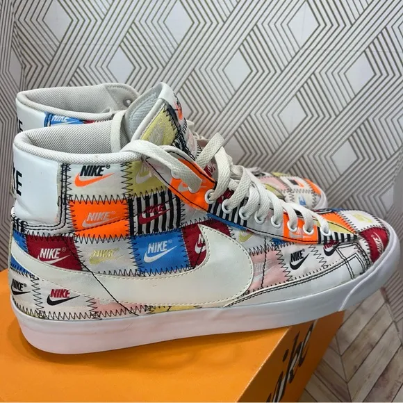 Nike Blazer Multi-Color Mid shoes Patchwork size 12