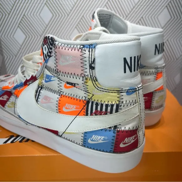 Nike Blazer Multi-Color Mid shoes Patchwork size 12