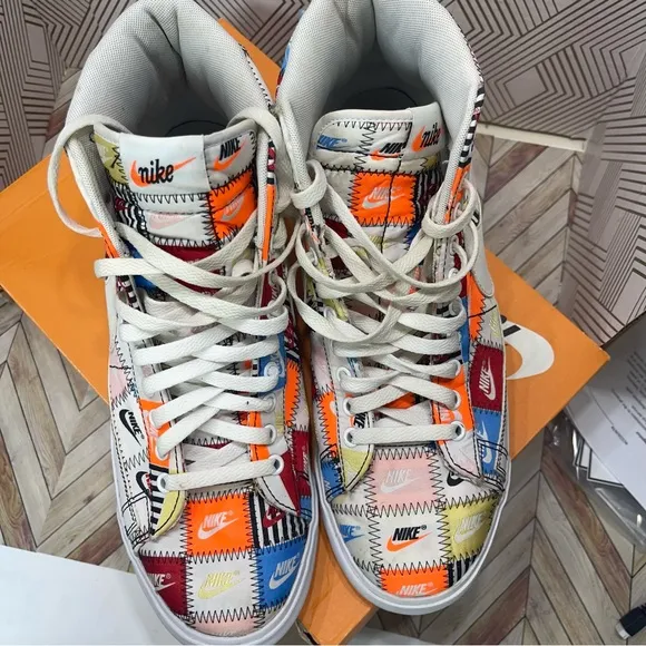 Nike Blazer Multi-Color Mid shoes Patchwork size 12