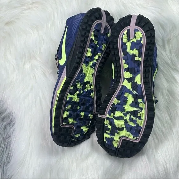 Nike Blue and Green Athletic Shoes with Breathable Mesh NWOT