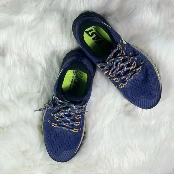 Nike Blue and Green Athletic Shoes with Breathable Mesh NWOT