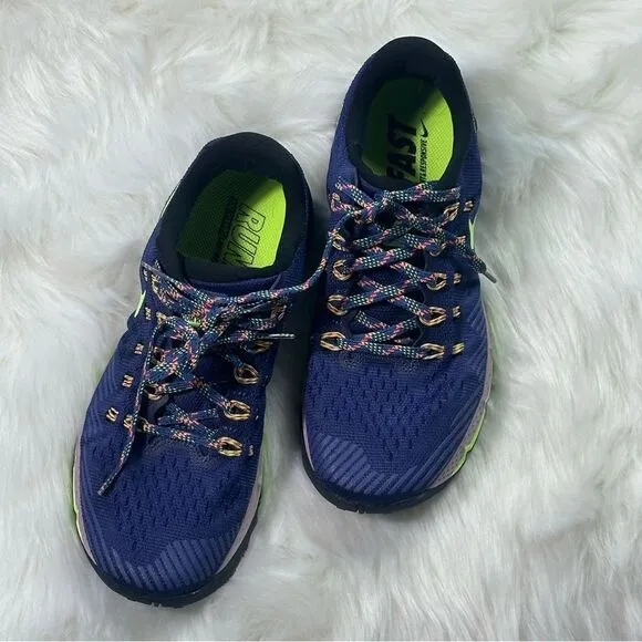 Nike Blue and Green Athletic Shoes with Breathable Mesh NWOT