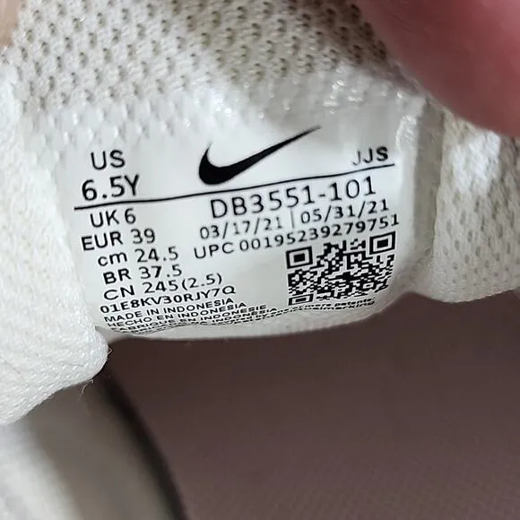 🐲NIKE🐲CRATER IMPACT PASTEL SNEAKERS GIRLS 6.5Y=WOMAN'S SIZE 8 NWB CUTE GYM🏋️‍