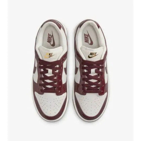 Nike Dunk Low LX FJ2260-004 Sneakers Women's Gray Leather Lifestyle Shoes PSS270