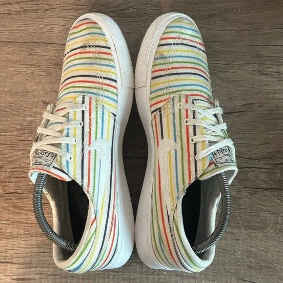 Nike Zoom Stefan Janoski Canvas Men’s Athletic Skate Shoes Size 8.5 Multicolor