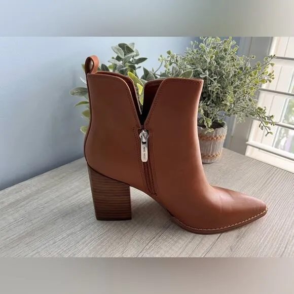 NINE WEST Women's Birds Block Heel Booties