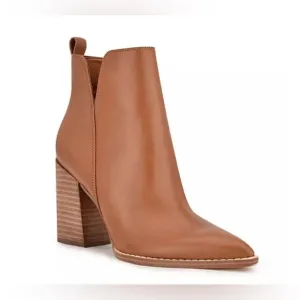 NINE WEST Women's Birds Block Heel Booties