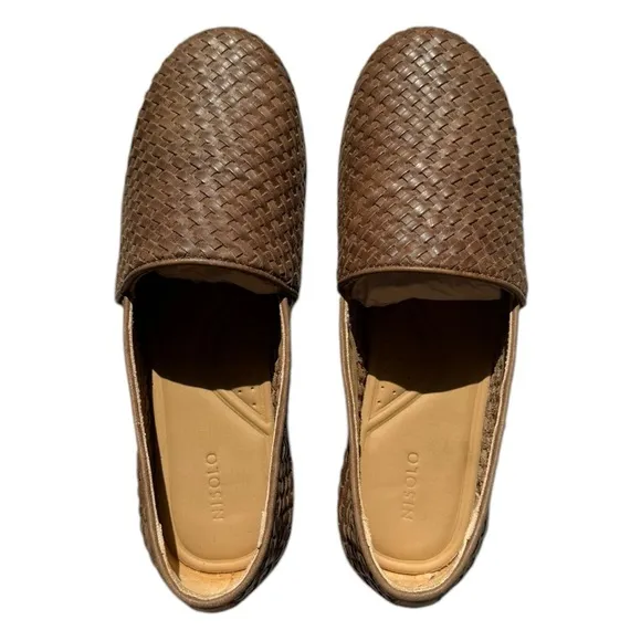 Nisolo Alejandro Woven Slip On 2.0 Tobacco Men's Size 9.5