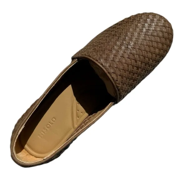 Nisolo Alejandro Woven Slip On 2.0 Tobacco Men's Size 9.5
