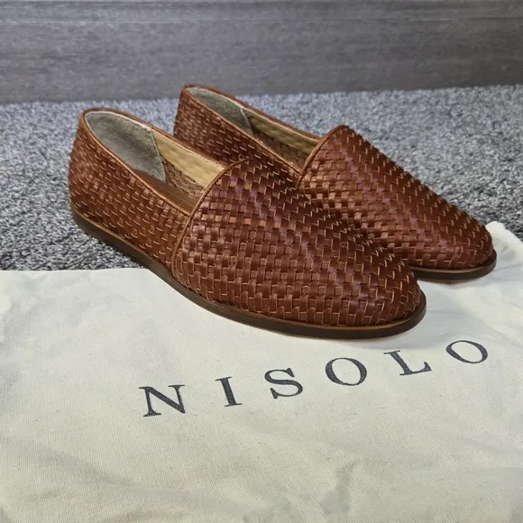 Nisolo Men's Alejandro Woven Slip On NEW size 9.5