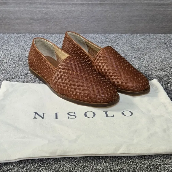 Nisolo Men's Alejandro Woven Slip On NEW size 9.5