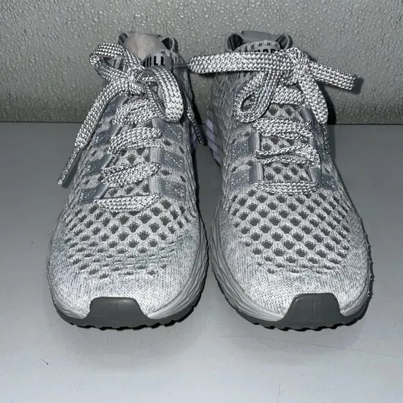 NOBULL Diamonds Knit Runner Shoes – Grey – Unisex M5.5 / W7 – New Without Box