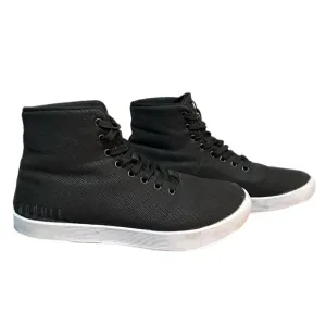 NOBULL High Top Canvas Trainer Black Shoes Unisex Size 6M/7.5W
