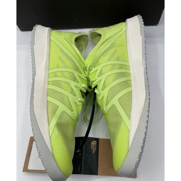 North Face Shoes Men’s Size 9 Fly pack Lace Running Sneakers Neon green