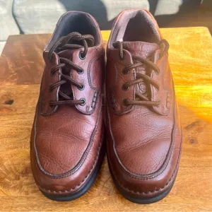 Nunn Bush Mens 9M Shoes Tumbled brown genuine leather Cameron Comfort walking