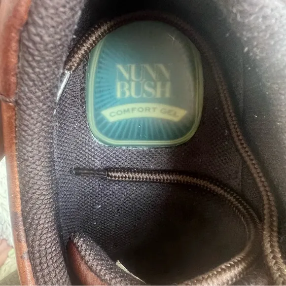 Nunn Bush Mens 9M Shoes Tumbled brown genuine leather Cameron Comfort walking
