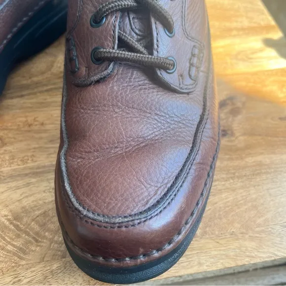 Nunn Bush Mens 9M Shoes Tumbled brown genuine leather Cameron Comfort walking