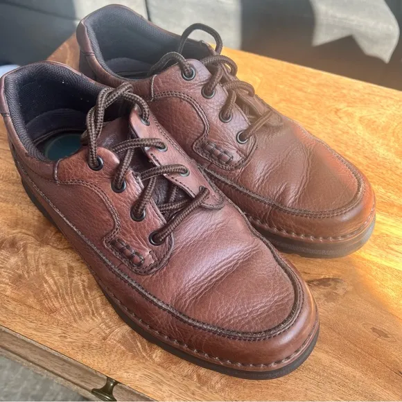 Nunn Bush Mens 9M Shoes Tumbled brown genuine leather Cameron Comfort walking