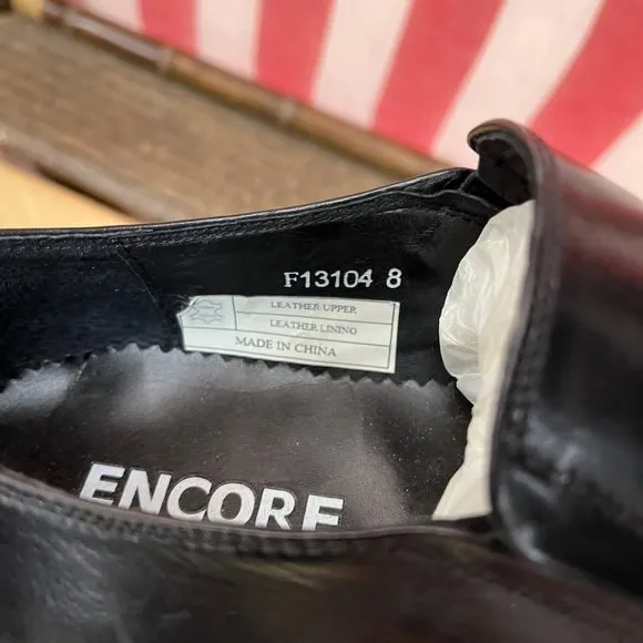 NWB Encore by Fiesso Leather Shoes Sz 8