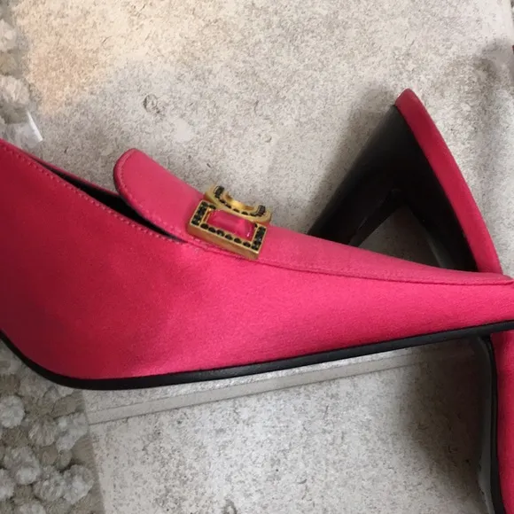 NWD Escada 38.5 Pink Coral Sling back  Heels