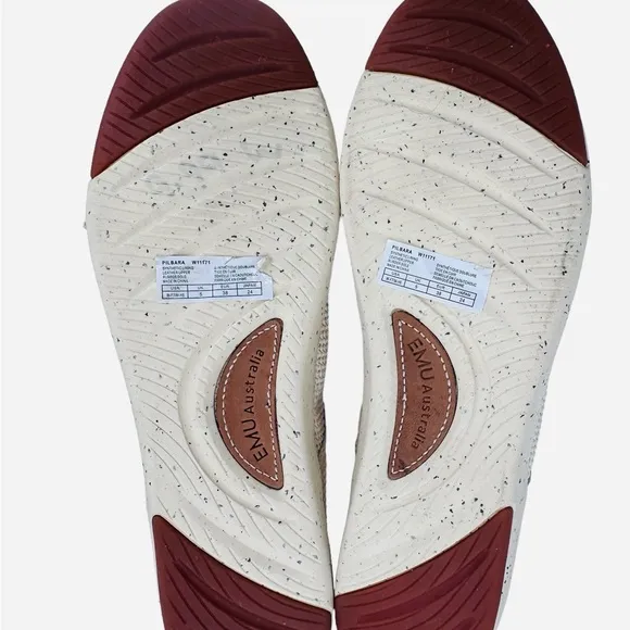 NWOB  EMU Australia Pilbara Woven Sneaker NATURAL size 7M‎