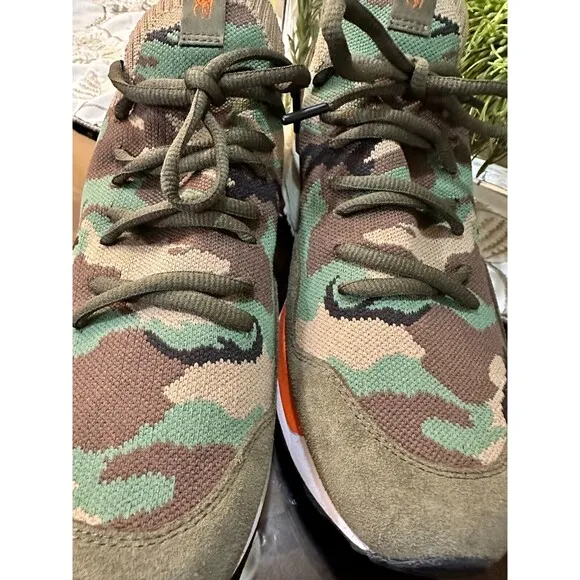 NWOB Polo Ralph Lauren MEN'S SHOES 11 Trackster 200II Camo Knit Sneaker