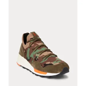 NWOB Polo Ralph Lauren MEN'S SHOES 11 Trackster 200II Camo Knit Sneaker