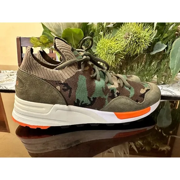 NWOB Polo Ralph Lauren MEN'S SHOES 11 Trackster 200II Camo Knit Sneaker