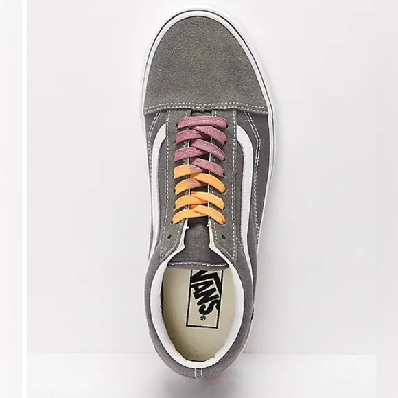 NWOB Vans Old Skool UV Dreams Pewter &amp; White Skate Shoes