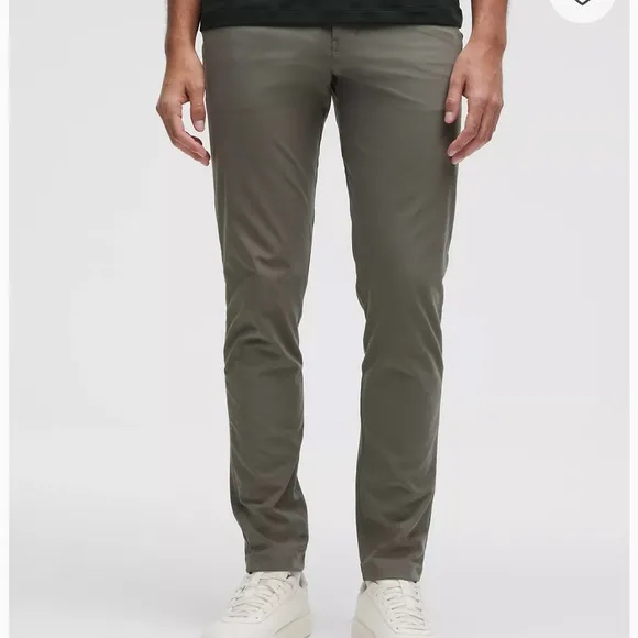 NWOT ABC Slim-Fit 5 Pocket Pant 33 Warpstreme (gray sage color)