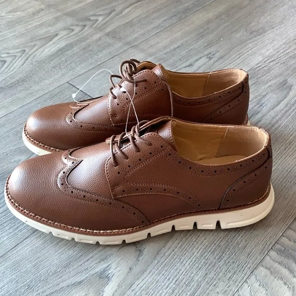 NWOT Nautica Men's Wingdeck Pebbled Oxford Shoes.