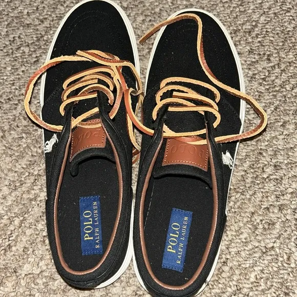 NWOT Ralph Lauren Polo Shoes Mens 9 Sneaker Canvas Lifestyle Preppy Retro