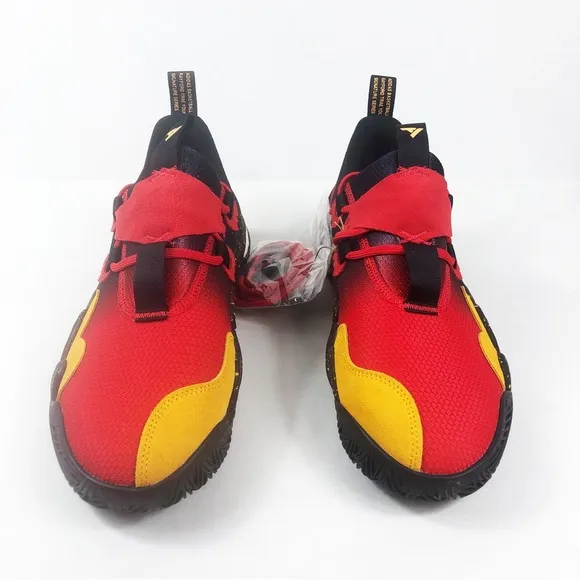 NWT Adidas Trae Young 1 Atlanta Hawks Basketball Shoe | Red Black Yellow | 10.5