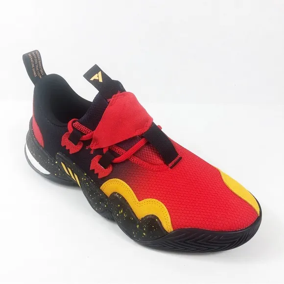 NWT Adidas Trae Young 1 Atlanta Hawks Basketball Shoe | Red Black Yellow | 10.5