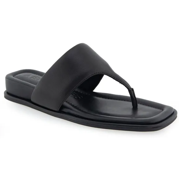 NWT • Aerosoles • Women's Barry Slide Sandal • 🖤 • Size 9 • Black Leather