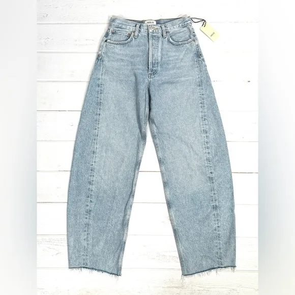 NWT Agolde Luna High Rise Pieced Taper Size 26 / US 2