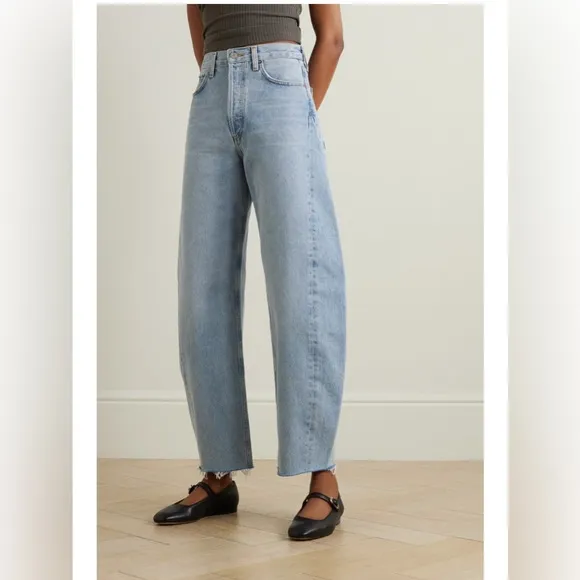 NWT Agolde Luna High Rise Pieced Taper Size 26 / US 2