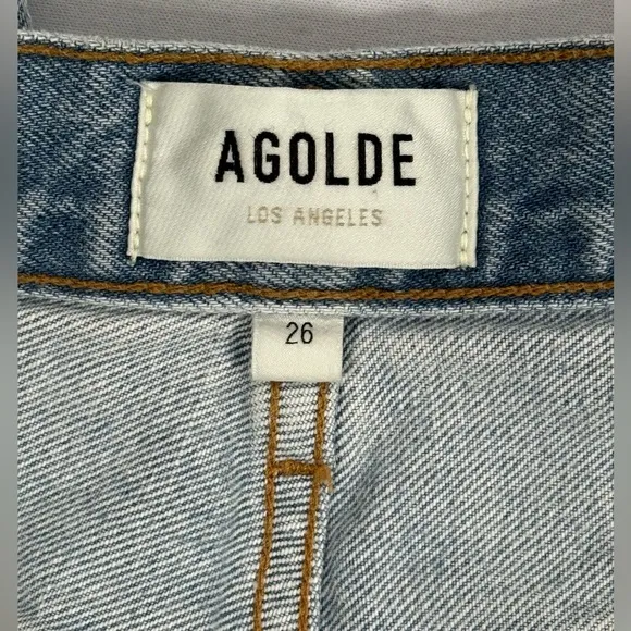 NWT Agolde Luna High Rise Pieced Taper Size 26 / US 2
