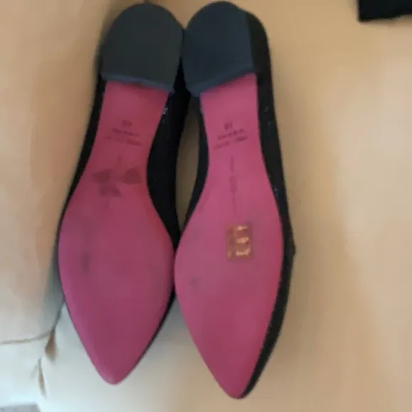 NWT black crystal flat loafer shoes 181 absolutely gorgeous eu 40, 9 9.5 10