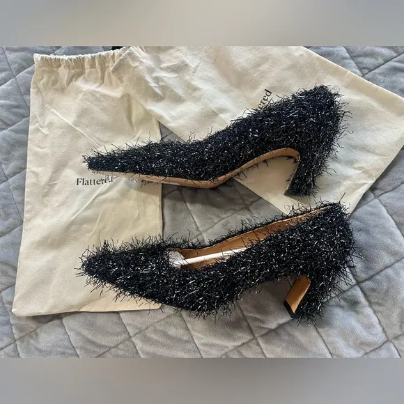 NWT Flattered Iggy Textile Black size 39