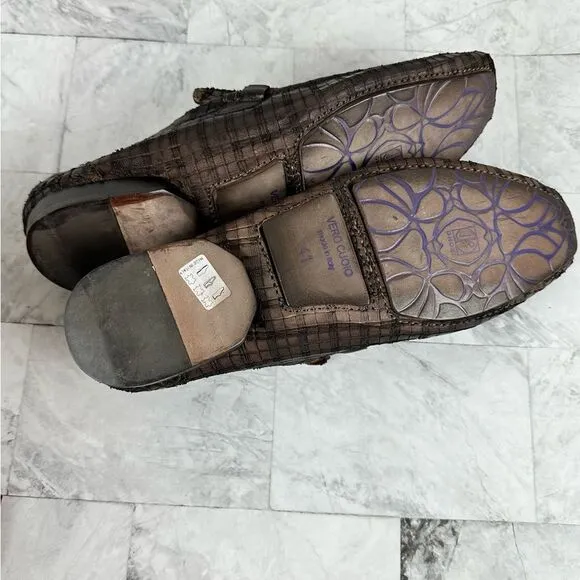 NWT Jo Ghost Woven Leather Loafers Driving Shoes sz 41 Italy