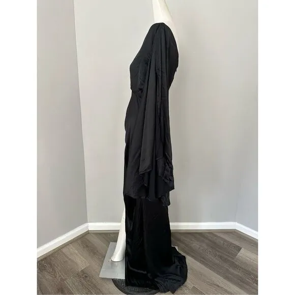 NWT MICHAEL COSTELLO x REVOLVE Kamaria Gown in Black Small $298